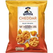 Quaker Rice Crisps Cheddar 6.06oz Bag