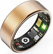 Smart Ring for Men Smart Ring Women Blood Pressure Heart Rate Monitor Fitness Tracker Health Ring Sleep Tracker Pedometer Calories Step Counter Waterproof Activity Ring Compatible with iOS Android