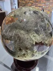 3.9LB 120mm Garden Quartz Sphere Natural Crystal Phantom Reiki Healing