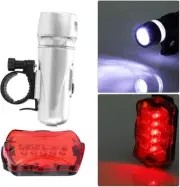 Mountain Bike LED Light Set Kingavon Bicycle Front and Rear Light Waterproof