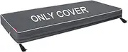 Porch Shield Outdoor Bench Cushion Cover – Waterproof Swing Cushion Cover for Patio Furniture Loveseat (Not Insert) Dark Grey 45" W x 18" D x 3" H