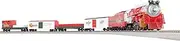 Lionel The Comet Christmas Freight Bluetooth Electric HO Gauge Model Train Set with Remote