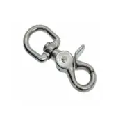 5/8" Stainless Steel 316 Marine Swivel Eye Trigger Snap Hook Boating