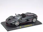 1:24 Hachette Bburago Ferrari Collection Ferrari LaFerrari Aperta Black 2016 Wit