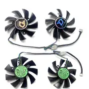 For PowerColor RX5500XT 5600XT 5700 5700XT T129215BU Graphics Card Cooling Fan