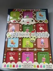 12 Days Of Boba Tea Christmas Advent Calendar Bubble Tea Variety Pack Kit