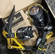 NEW SPARK R&D ARC ST SPLITBOARD SNOWBOARD BINDINGS GOLD LARGE