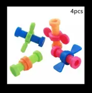 New Sensory Pencil Screw Spinner Toppers Pack Of 4