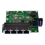 Brainboxes SW-104 Embedded 4port Ethernet Switch Ctlr Temperature Range Of -40f