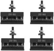 4Pcs OXA #1 Quick Change Turning and Facing Tool Post Holders 250-001 for lathe swing 6-8 inches, Use with OXA Tool Post 250-000
