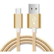 [AT-USBMICROBG-1M] 1m Micro USB Data Sync Charger Cable for Android Phone Tablet Gold