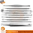 9Pcs Pimple Popper Blackhead Blemishes Acne Spot Removal Comedone Extractors Kit