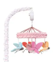 [The Peanutshell] The Whisper Butterfly Musical Mobile Nursery Decor in Multi