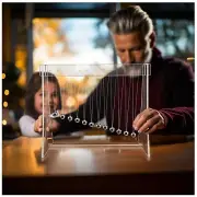 Pendulum Wave Physical Science Desktop Decoration:12 Balls,Not Newton's Cradl...