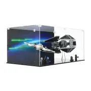 Display Case for Lego 75348 Mandalorian Fang Fighter vs. TIE Interceptor