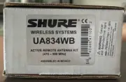 NEW Shure UA834WB Active Remote Antenna Amplifier Kit (470-900 MHz)