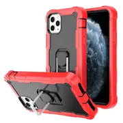 MCC Stylish Shockproof iPhone 11 Pro Case Cover Apple Heavy Duty Tough [Red+Black]