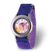Disney Kids Incredibles 2 Daughter Purple Nylon Time Teacher Watch2