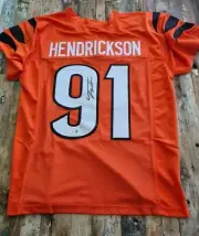 Trey Hendrickson Signed Cincinnati Bengals NFL Custom Jersey Gridiron Bas QR