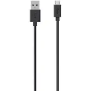 Belkin F2CU012bt04-BLK 4 Ft Micro-USB to USB-A Charge Sync Round Cable Black