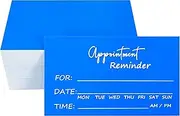 RXBC2011 100 Appointment Reminder Cards Blue TYPE2