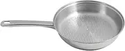 Artame Nordico ART91920 Frying Pan Diameter 20 cm Triple Base Heat Resistant Handle Honeycomb Base Non-Stick Coating for All Hobs Including Induction Completely Stainless Steel