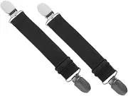 TOKIDNY Adjustable Elastic Fasteners Boot Clips for Pants Stretchy Leg Holders Fixing Clips Windproof and Water-Resistant for Outdoor