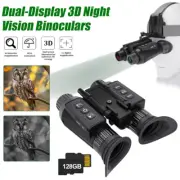 Night Vision 3D Goggles Infrared Hunting Binocular Digital 4K NV8300 8X Zoom HOT