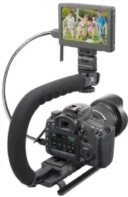 Pro Grip Camera Stabilizing Bracket Handle for Panasonic Lumix DMC-LX7K DMC-LX7W