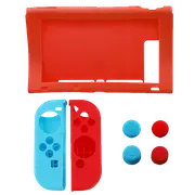 Silicone Cover For Switch - 7 Piece Set Red