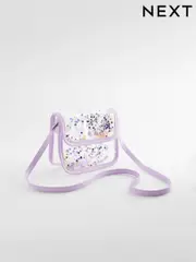 Bright Pink Shaker Sequin Transparent Cross-Body Bag (E07246) | $19
