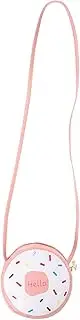 [VALICLUD] 1 PC Adorable Portable Bag Versatile Pink Cartoon Change Bag for Coins Keys Cards Lightweight and Durable Design Present