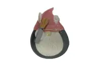 Arlington Design 10 in Ceramic Bunny Gnome Plate & Cheese Spreader BB02B15003