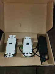 C2G/Cables to Go 53877 TruLink USB 2.0 Over Cat5 Superbooster Wall Plate Kit B1
