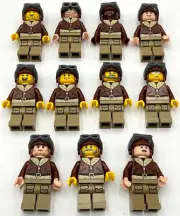 Lego New World War One and Two Jet Fighter Pilots Plane Minifigures Men