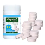 200 Pcs Chlorine Tablets Multifunction Instant Disinfection For Swimming Pool Tub Spa