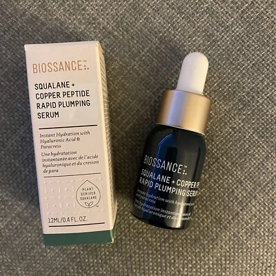 Biossance Squalane + Copper Peptide Rapid Plumping Serum 0.4 oz / 12 mL