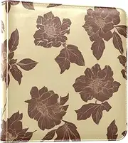 Brown Flowers Photo Album Binders Picture Book For Photos Self Adhesive Scrap Book Photo Albums Family Photo Album 6x8