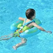 [New Upgraded] Swimbobo Baby Swimming Float Kids Inflatable Swim Ring with Safety Support Bottom Swimming Pool Accessories for 3-36 Months