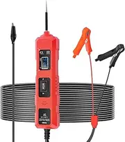 Circuit Probe Tester with Long Cable Multifunctional Car Circuit Tester for Pickup Truck Off Road Vehicle Motorcycle Boat(Gules)