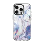 iPhone 16 Pro Clear Case MagSafe Compatible Marble