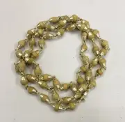 Natural TULSI TULASI Mala with 925 Sterling Silver Caps 23 inch F/S