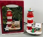 Hallmark Keepsake Ornament - Lighthouse Greetings - Flashing Light - Dated 1997