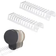 2Pcs Acrylic Baseball Cap Rack Hat Holder Display Stand Closet Organizer Storage Rack