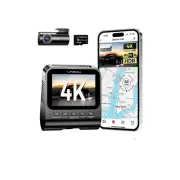 LINGDU Dash Cam V620 Front Rear Car Camera 4K+1080P 60FPS Car DVR GPS WI-FI