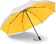 [Meichoon] Travel Umbrella 8 Ribs Reinforcement Wind Resistant Small Compact Light Strong Mini Folding and Portable Backpack Car Purse Parasol Rain&Sun for Men and Women