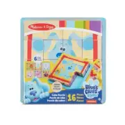 Melissa & Doug Blue's Clues & You! Wooden Cube Puzzle (16 Pieces) NIP