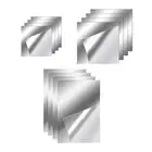 4Pcs Square Wall Mirror Tiles Flexible Mirror Sheets Frameless Full Length