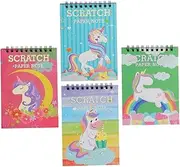 Pcs Boys and Girls Scratch-Off Book Cartoon Drawing Pad DIY Scratch Cards Educational Craft Book for Preschoolers