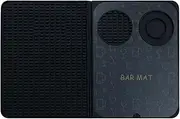 Bar Mat Runner for Home Bar - Silicone Bath Mat Non Slip | Bartender Mat Cocktail Mat | Silicone Bar Spill Mat Glasses Drying Mat, Bar Service Mat Folding for Bar, Restaurant, Coffee Shop